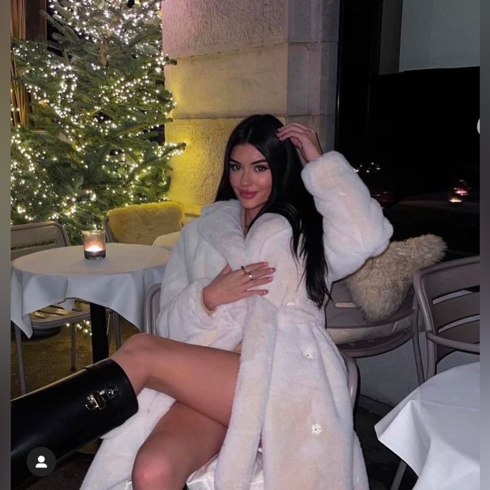 ZARA BELTED FAUX FUR COAT ZW COLLECTION